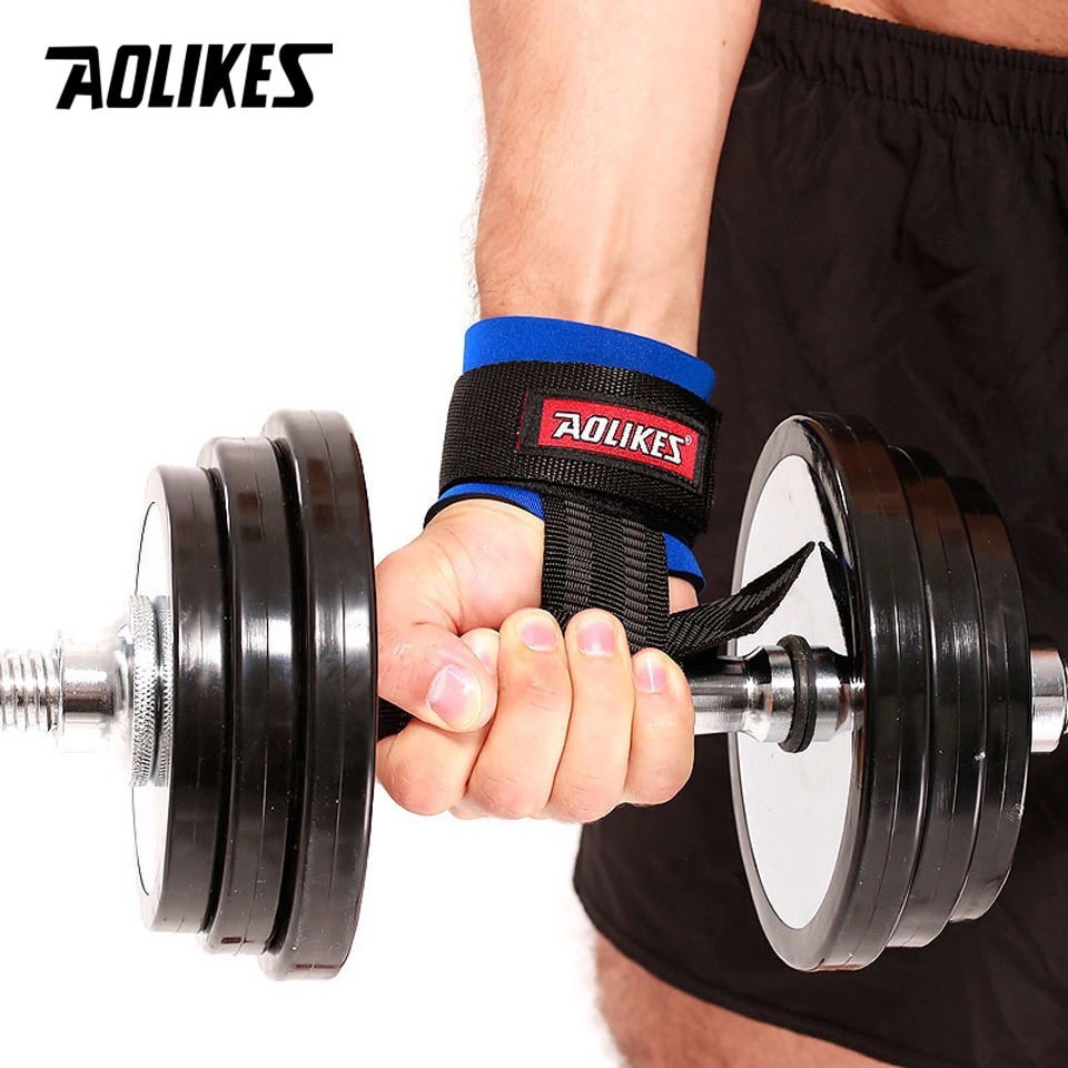 AOLIKES 7638 2 PCS Wristband Strap Weight Lifting - Barbell - Fitness - Gym