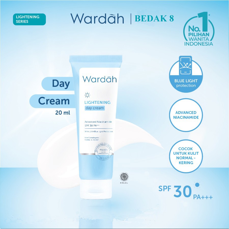 Wardah Lightening Day Cream Advanced Niacinamide 20 ml