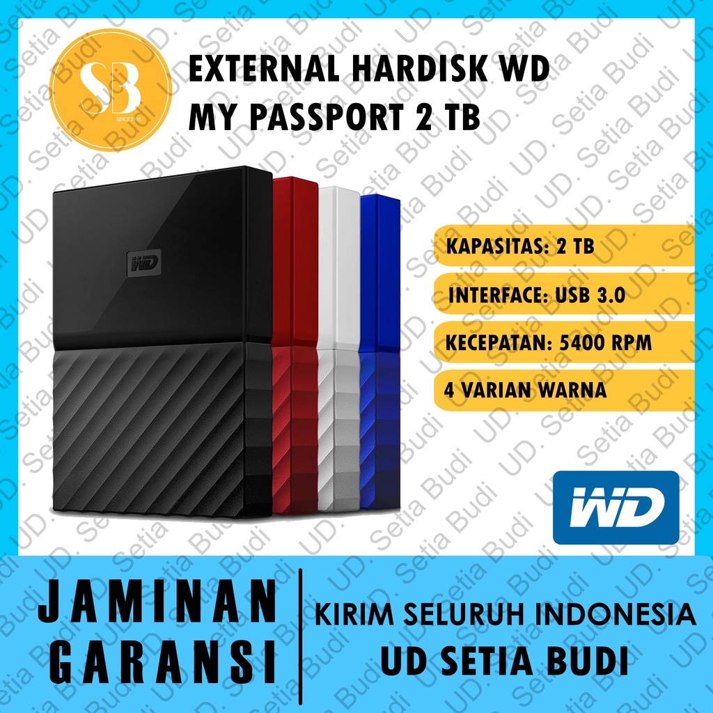 External Hardisk WD My Pasport 2TB