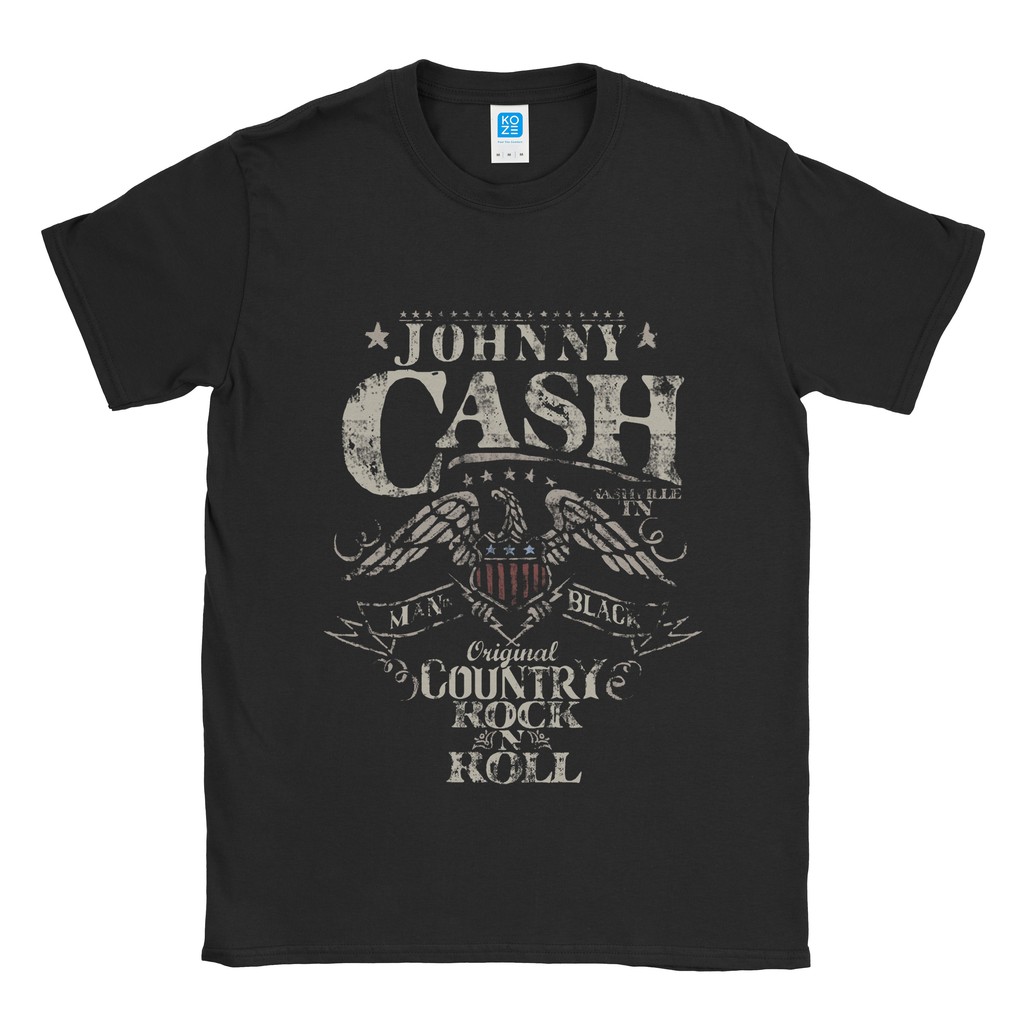 Baju Kaos Band Johny Cash Rock N Roll