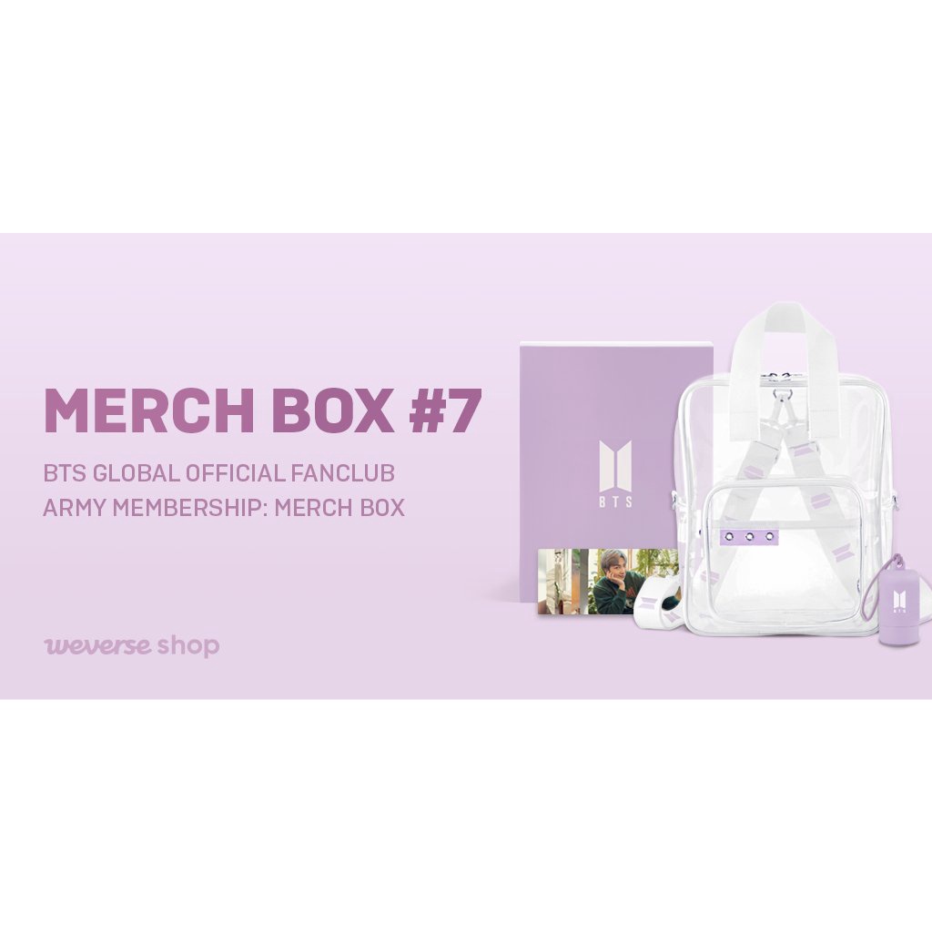 BTS ARMY MERCH BOX 7 - SHARING