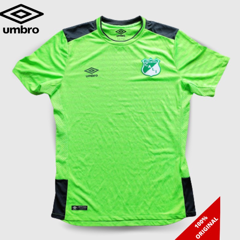 UMBRO ORIGINAL Jersey Tanpa Kerah Baju Bola Pria Cowok