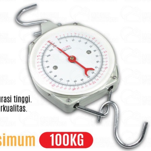 Timbangan Gantung Kapasitas 100kg Akurat 9100 Analog 100 kg ORI