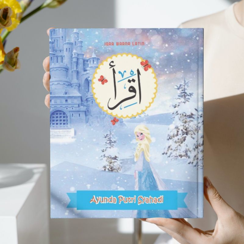 iqro anak iqra anak custom hardcover iqro gambar lucu full colour / HVS / CD / custom gambar dan nam