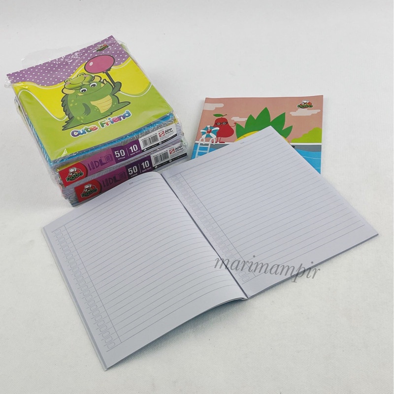 

BUKU TULIS DODO 50 LEMBAR 20,5 X 15,5 CM ( 10 PCS )