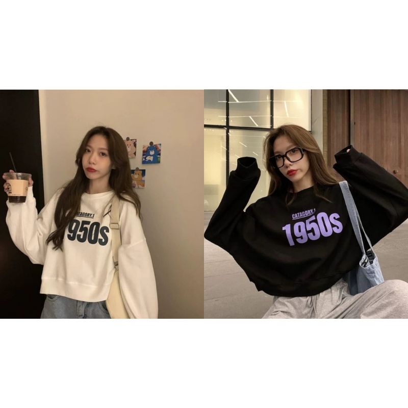 SWEATER/OUTWEAR FLEECE 1950s CATEGORY CREWNECK