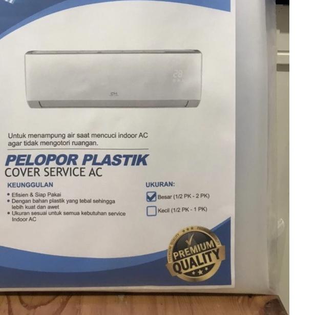 ❂ Plastik cuci AC ukuran 1/2 pk - 2 pk. Bahan tebal ℗