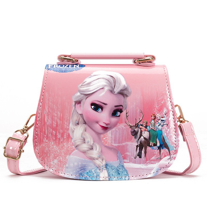 TAS BAHU KASUAL ANAK ELSA ANNA ANAK PEREMPUAN FROZEN 2 TAS SELEMPANG ELSA