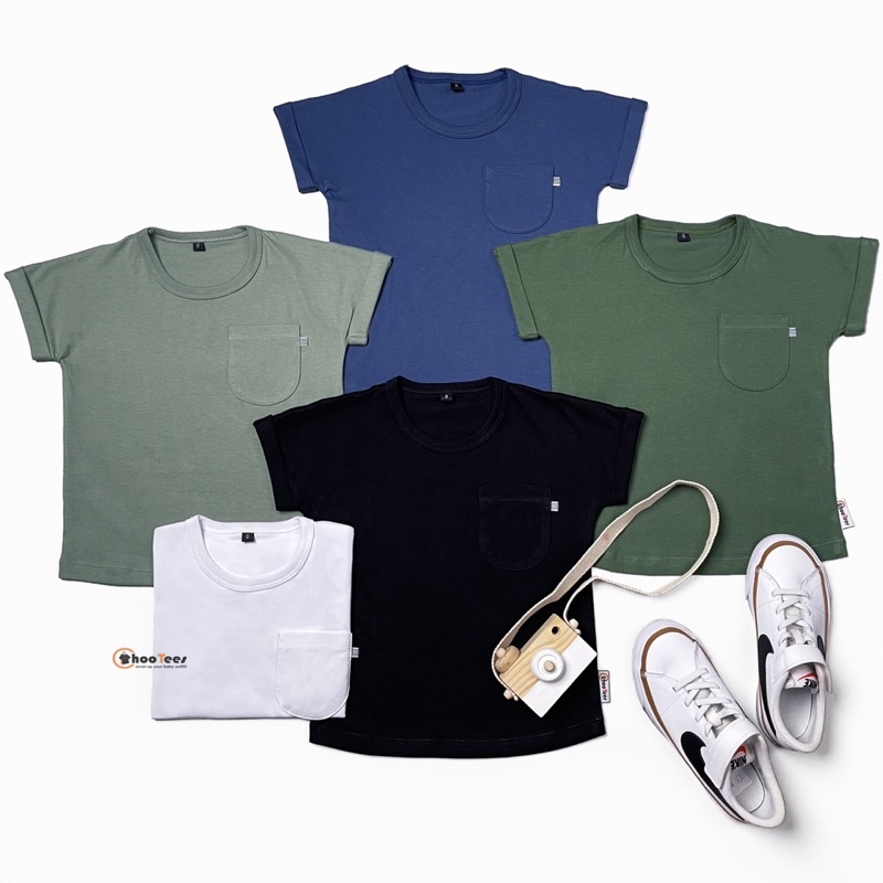 BASIC POCKET TEE - Kaos Anak Laki Laki/Baju Anak Laki Laki