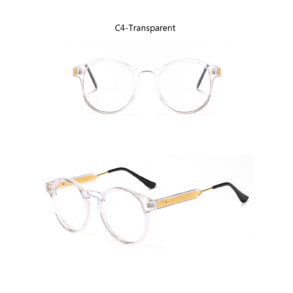 Fashion metal hinge ins super light large frame Korean glasses