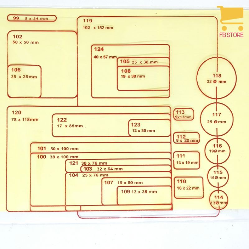 Sticker label harga kertas / self adhesive labels KOJICO 929-1