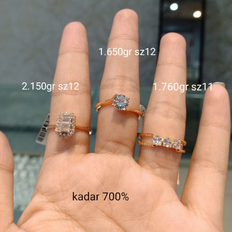 cincin emas Jakarta kadar 700%