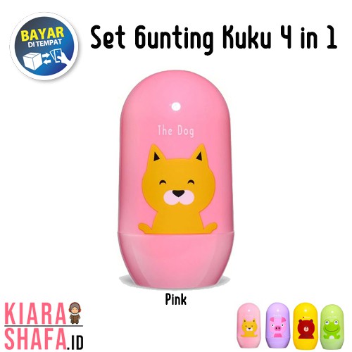 Kiarashafa - Gunting Kuku Bayi Set 4 in 1 - Baby Nail Clipper Set 4 in 1