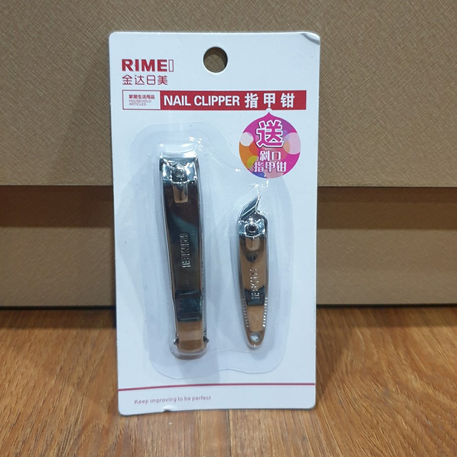 Rimei Nail Clipper Rimei Gunting Kuku Isi 2 Pcs