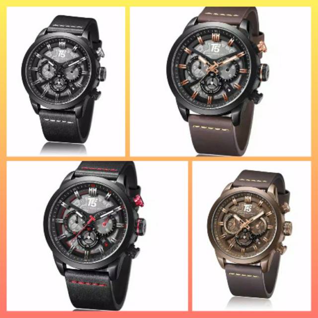 [ COD ] JAM TANGAN PRIA T5 H3625 original free box
