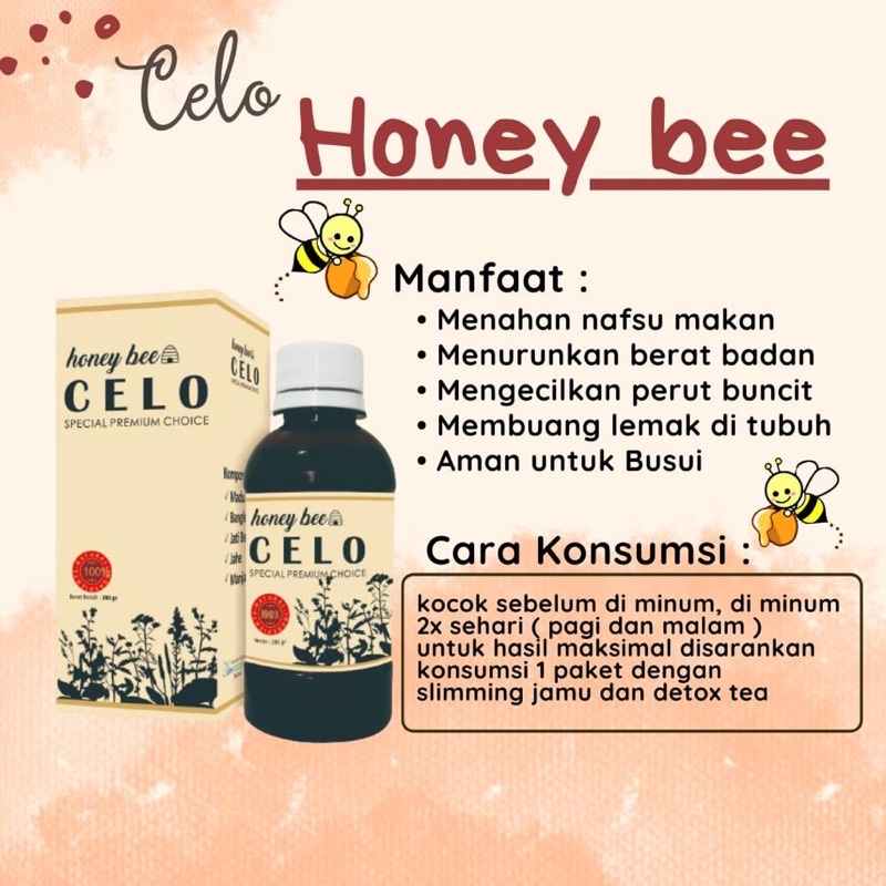 celo slim madu (Fast Slim Honey Bee) bpom