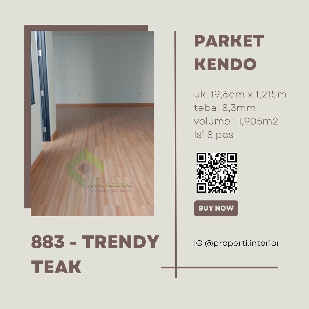 Laminate parket Kendo tebal 8,3mm