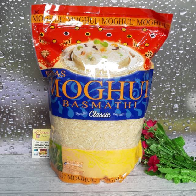 

Basmati Rice MOGHUL 2kg / spesial Long Rice / Beras Basmati
