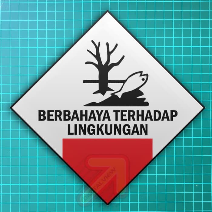 Jual SIGN STICKER BERBAHAYA TERHADAP LINGKUNGAN LIMBAH B3 STIKER ...