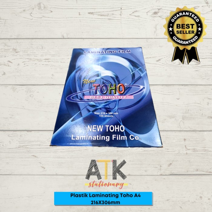 

s50d10x Plastik Laminating Film Toho Ukuran A4 100 Micron Atk D501Cnf
