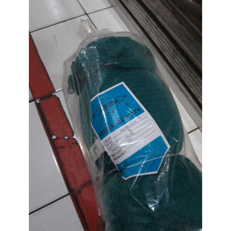 jaring nilon nylon arida hijau 5/8 inchi d3 100x100