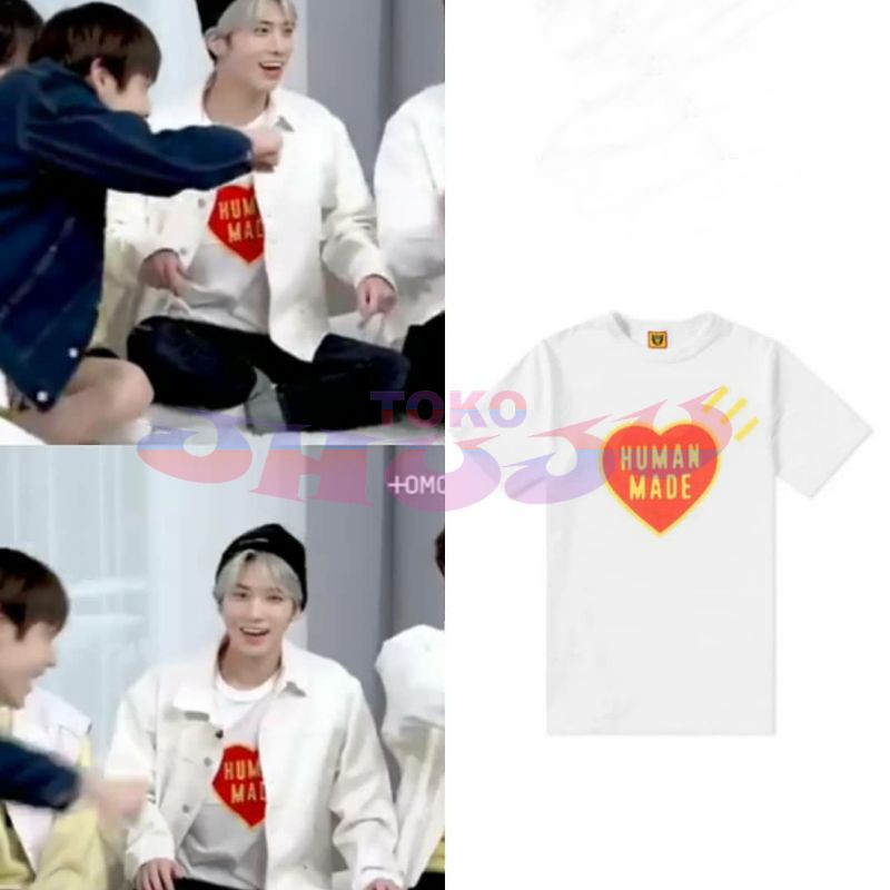 Baju T shirt TXT Taehyun style &quot;HUMAN MADE&quot;