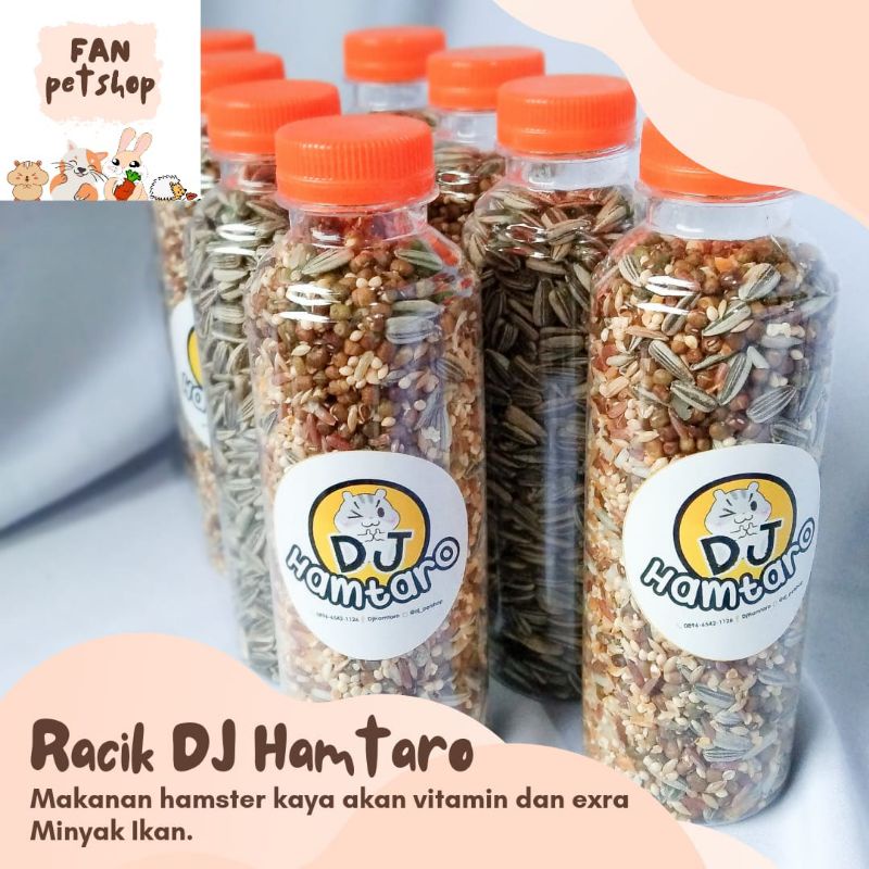 MAKANAN HAMSTER RACIK || DJ FOOD HAMSTER DAN GERBIL