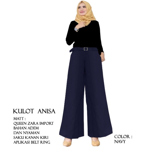 Kulot Anisa - Central Grosir Fashion (CGF) - Ukuran XL-XXL - Queen Zara Import