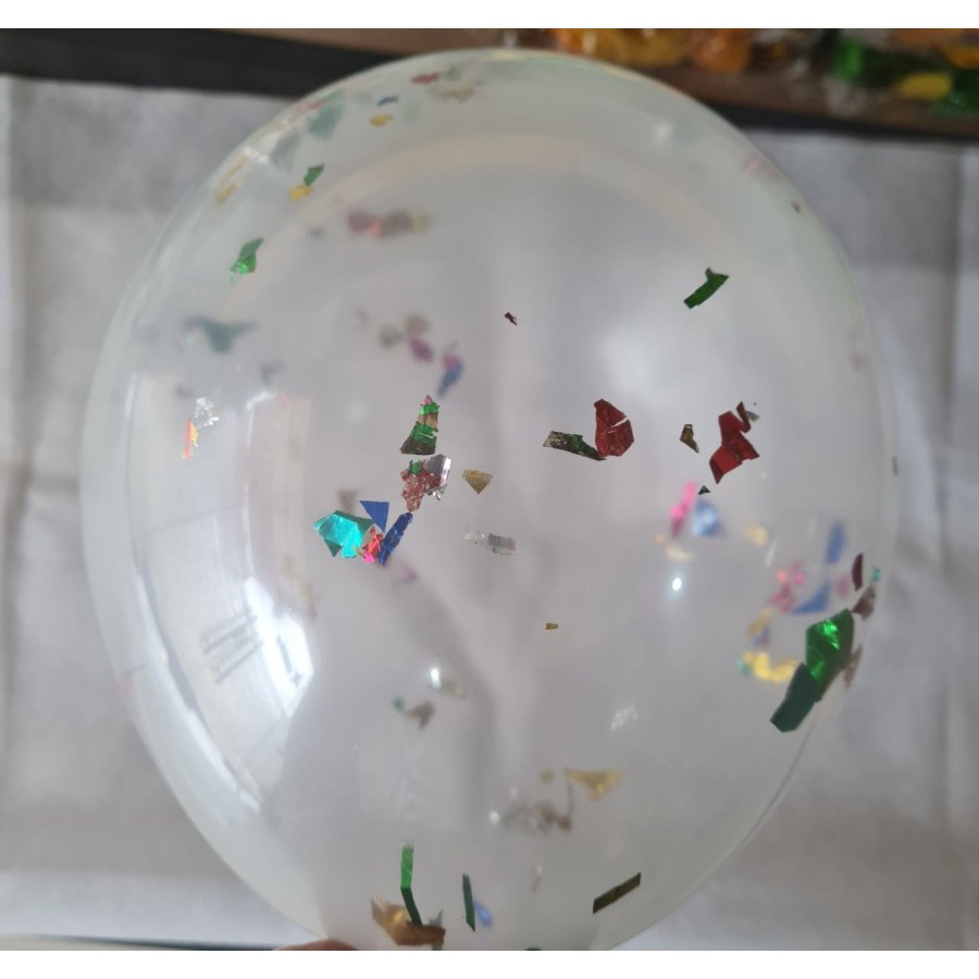 Balon Karet Bening 12 inch / Balon Transparant / Balon Hias / Perlengkapan Pesta