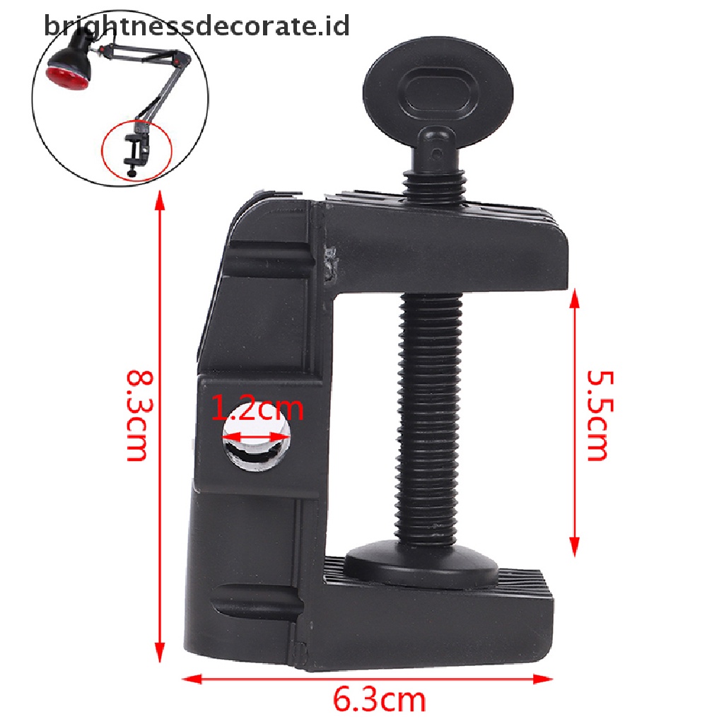 [birth] Bracket Clamp Accessories DIY Fixed Clip Light Mount Holder for Desk Lamp [ID]