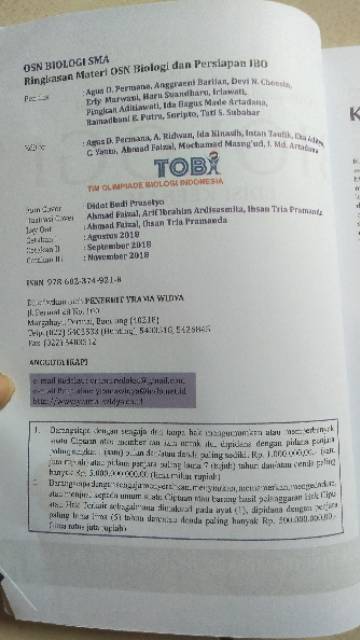 Buku Osn Biologi Sma Ma Edisi Keenam Shopee Indonesia