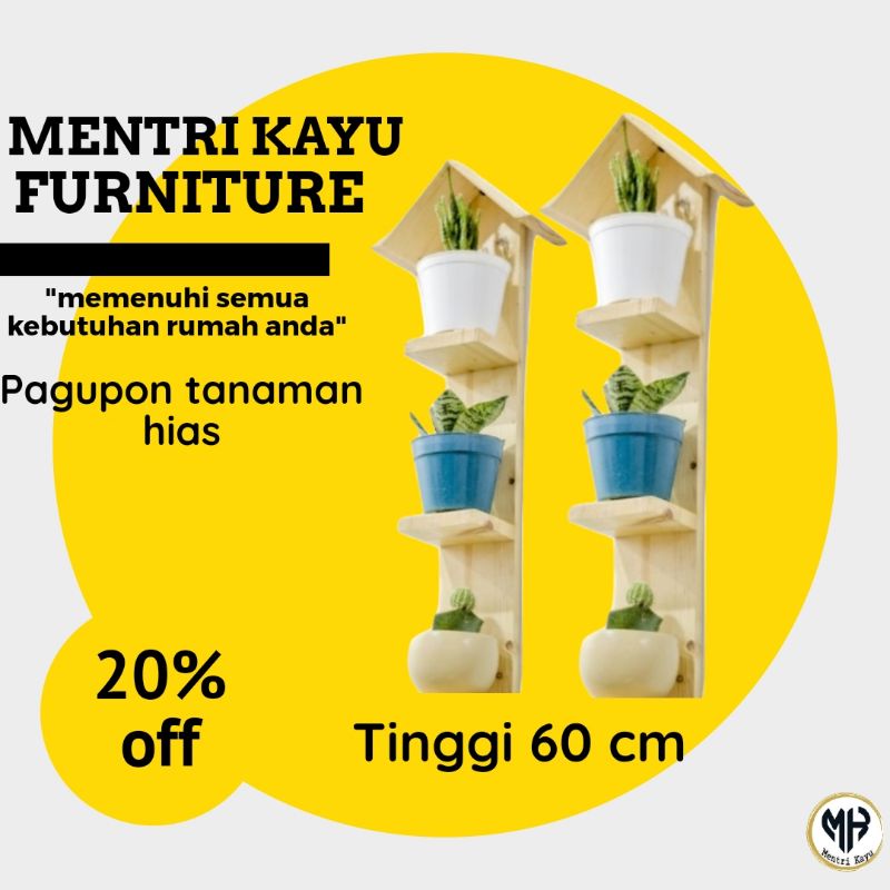 Rak tanaman hias kayu minimalis susun rak tanaman hias kayu dinding