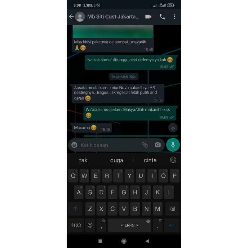 Body lotion greentea | HB dosting original