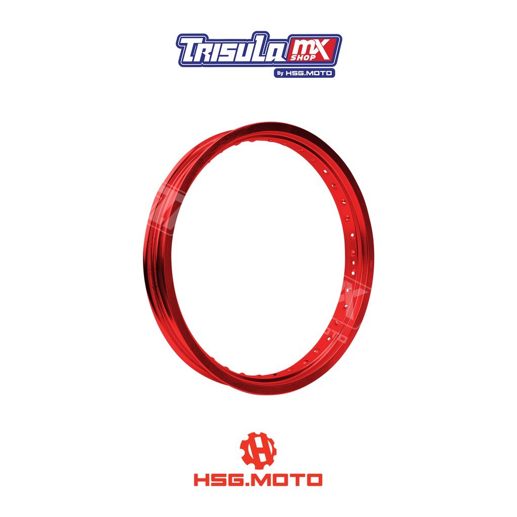 VELG TRAIL BELAKANG TMX ALUM MT RIM 2.15x18 32H - RED