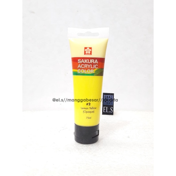 

Jualan Sakura Acrylic Paint Lemon Yellow ( Cat Acrylic ) Gilaa!!!