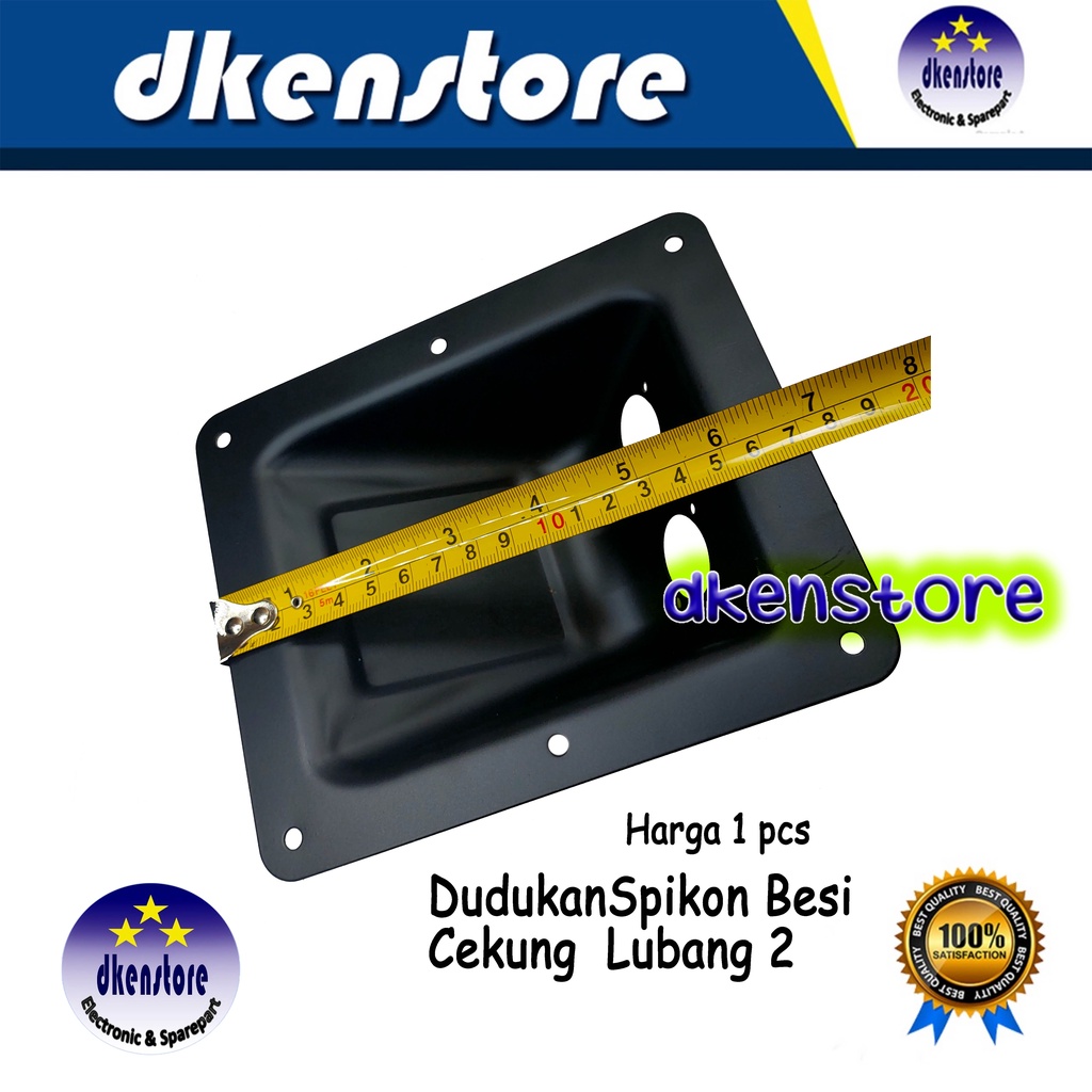 Dudukan Spikon Lubang 2 Cekung Terminal plat speaker L2  IMPORT PLAT