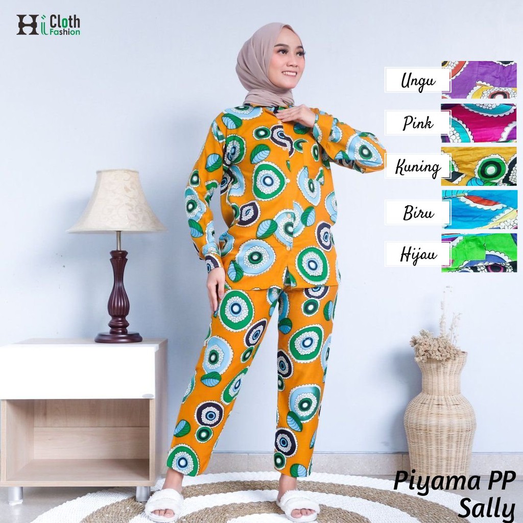 piyama rayon adem | setelan celana panjang