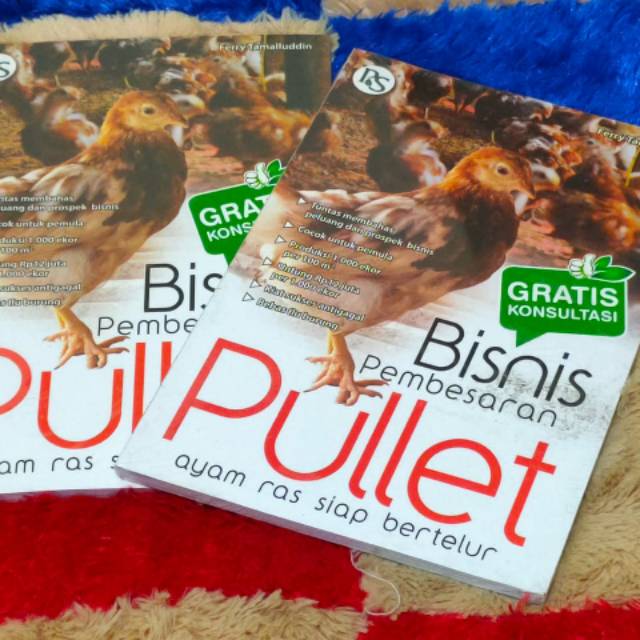 Buku Bisnis Pembesaran Pullet Ayam Ras Siap Bertelur