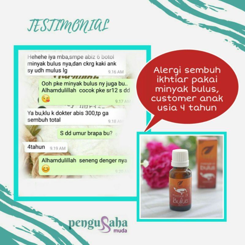 MINYAK BULUS ORIGINAL 20 ML/ MINYAK PIJAT BPOM HEBAL/MINYAK PIJAT SERBAGUNA/PENGHILANG BEKAS LUKA