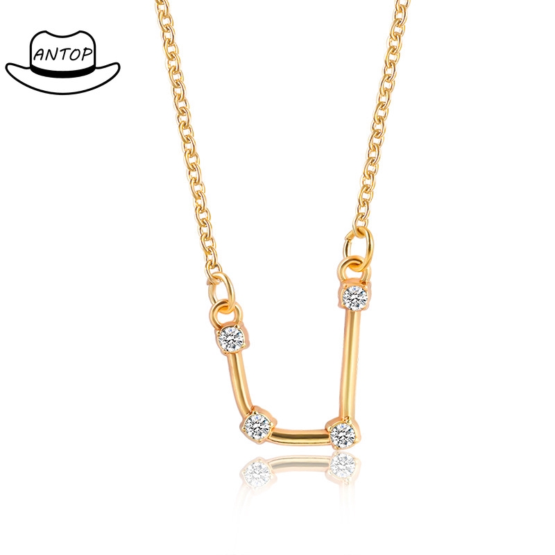 Antop！COD Lucky 12 Constellation Kalung Guardian Necklace Ulang Tahun Hadiah Hari Valentine