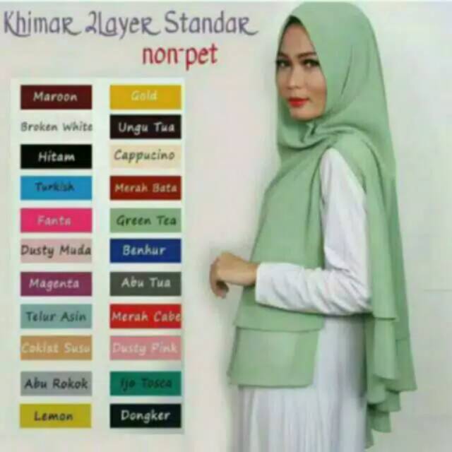 Khimar 2 layer