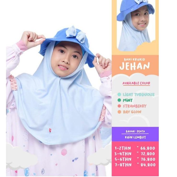 Harga Murah.. krukid Jehan Bani batuta/kerudung topi anak