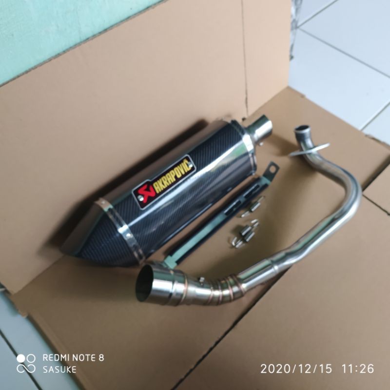 KNALPOT AKRAPOVIC PCX NMAX LEXI AEROX VARIO150 VARIO125