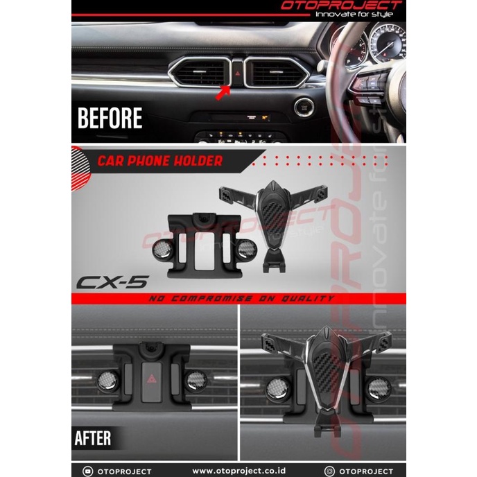Otoproject Phone Holder Mazda CX5 rod4 Berkualitas