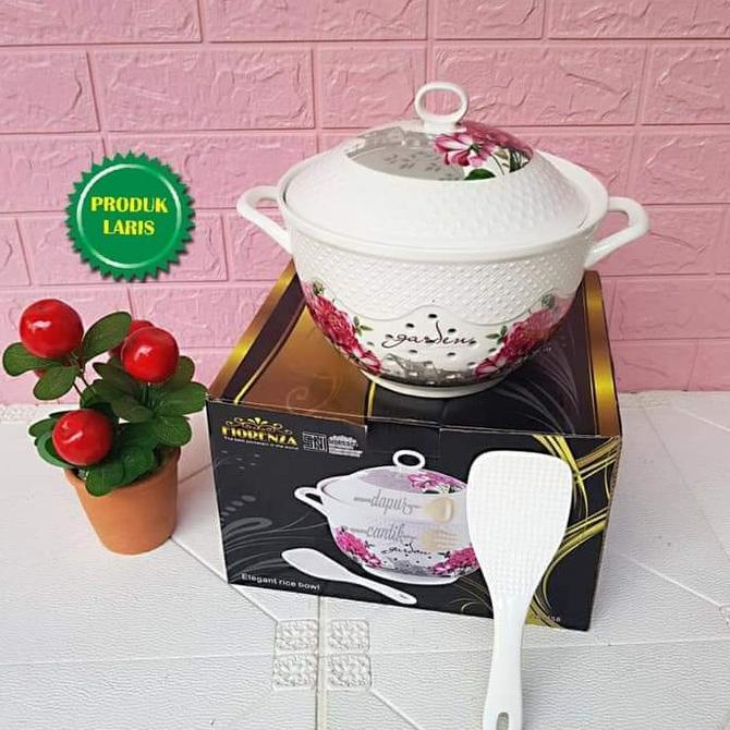 kios.lucinda - Tempat Nasi/Sangku Nasi Keramik Fiorenza free Bubble AK-858