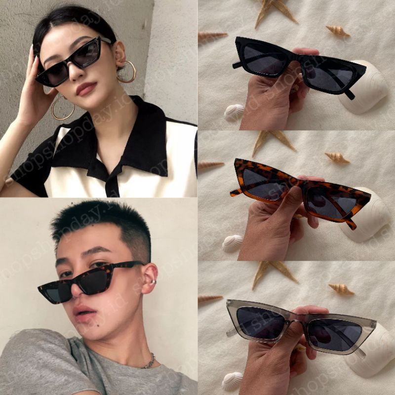 Kacamata Hitam Pria Wanita Unisex Fashion Import Anti Radiasi Sunglasses