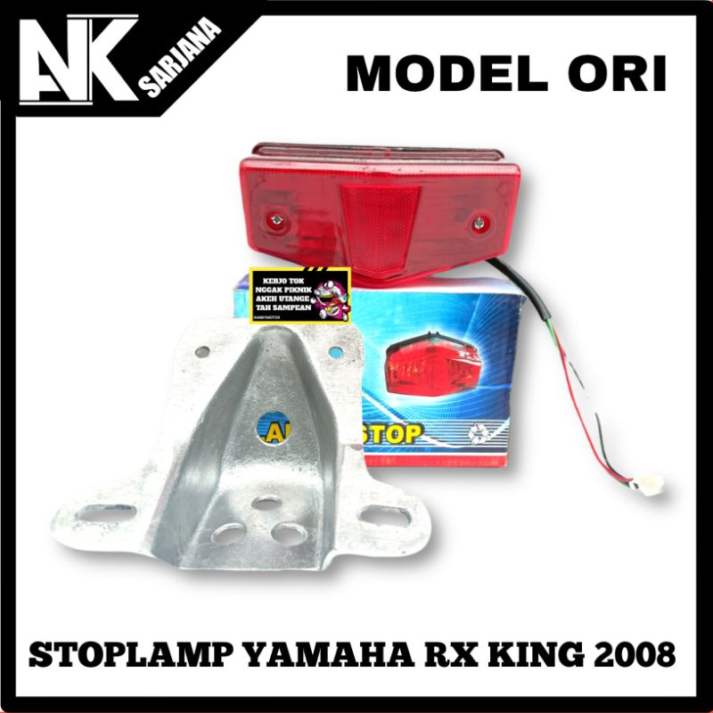 STOPLAMP LAMPU STOP BELAKANG YAMAHA RX-KING RX KING 2008 SET PANGKON LAMPU STOP