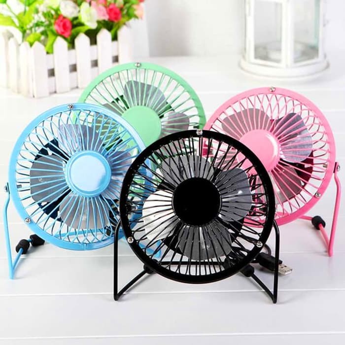 Portable USB Cooling Fan Besi - Usb Mini Fan - Kipas Angin USB