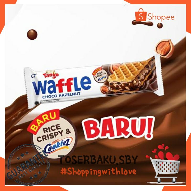 

NEW TANGO WAFFLE CHOCO HAZELNUT 25g × 12 pcs / Snack Baru / Agen Murah Surabaya / Snack Anak Anak / Kirim Pondok Pesantren