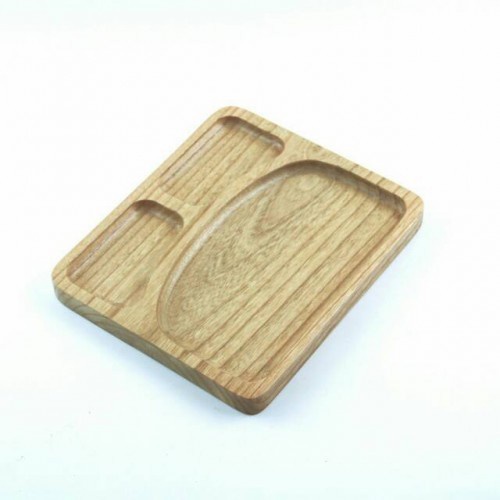 Marilon Bento Plate Piring Makan Sekat Bento Bahan Kayu